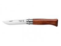Нож Opinel серии Tradition Luxury №08 (клинок 8,5 см, нержавеющая сталь, зеркальная полировка, рукоять - бубинга)