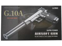 Пистолет Galaxy G.10A пружинный 6 мм упаковка