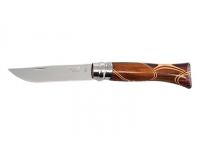 Нож Opinel серии Tradition Luxury №06 Chaperon (клинок 7 см, нержавеющая сталь, зеркальная полировка, африканское дерево)