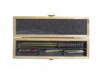 Набор MegaLine для чистки оружия кал. 9 мм (дер. кейс, лат. шомп, 3 ерша)