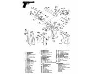 Пневматический пистолет Umarex Browning Buck Mark URX 4,5 мм схема