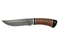 Нож Катран (сталь дамаск, рукоять бубинга-черный граб, Стандарт)