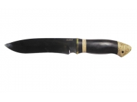 Нож Медведь (сталь ELMAX, рукоять карельская береза-черный граб, Стандарт)
