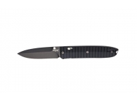 Нож LionSteel серии Daghetta (лезвие 80 мм черное, рукоять - углеволокно и G10, чёрная)
