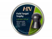 Пули пневматические H&N Field Target Trophy 6,35 мм 1,29 грамма (200 шт.) headsize 6,35 мм