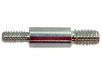 Переходник ЧИСТОGUN резьба 5-40 на 8-32 (дюраль, папа-папа) Переходник ЧИСТОGUN резьба 5-40 на 8-32 (дюраль, папа-папа)