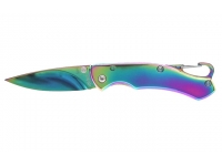 Нож Tekut Dapper, серии Fashion, лезвие 59 мм (рукоять - нержавеющая сталь, цвет - спектр)