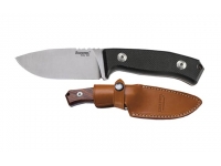 Нож LionSteel серии Hunting (лезвие 90 мм фиксированное, рукоять - G10, черный)