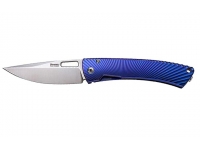 Нож LionSteel серии TiSpine (лезвие 85 мм, рукоять - титан, синий)
