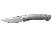 Нож LionSteel серии TiSpine (лезвие 85 мм, рукоять - титан, серый)