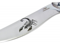 Нож Ножемир Н-222 Scorpio Скорпион (дерево, зерк полировка, гравировка) - вид №1