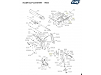 Пневматический пистолет ASG Dan Wesson VALOR 1911 4,5 мм взрыв схема