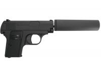 Пистолет Stalker SA25S Spring 6 мм (аналог Colt 25, имитатор ПБС) вид сбоку