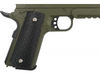 Пистолет Galaxy G.25G (зеленый) пружинный 6 мм вид №2