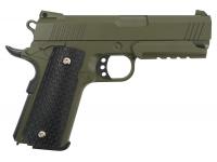 Пистолет Galaxy G.25G (зеленый) пружинный 6 мм вид №4