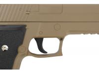 Пистолет Galaxy G.26D (песочный) пружинный 6 мм
