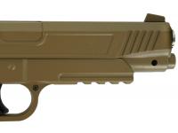 Пистолет Galaxy G.38D (песочный) пружинный 6 мм целик