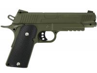 Пистолет Galaxy G.38G (зеленый) пружинный 6 мм вид №7