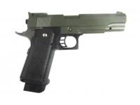Пистолет Galaxy G.6G (зеленый) пружинный 6 мм - справа