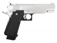 Пистолет Galaxy G.6S (серебристый) пружинный 6 мм вид №4