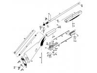 Цевье Browning SA22 Gr.1 №25 (B2166555) на схеме