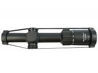 Оптический прицел Nikko Stirling серии Boar Eater 1-4x24, трубка 30 мм, гравированная сетка 4 Dot extreme, подсветка вид 1