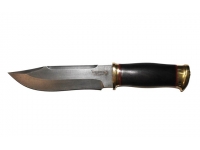 Нож Тайга РР-247 (дамаск-позолота-латунь, граб)