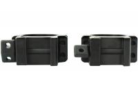 Кольца Leapers UTG 30 мм быстросъемные на Weaver с винтовым зажимом, низкие (RG2W3104) вид снизу