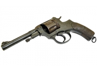 Оружие списанное охолощенное револьвер СХ-Наган по 1917 г. ИЖ-172. КОМ1 к.10ТК вид слева