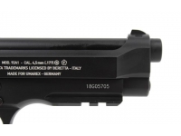 Пневматический пистолет Umarex Beretta M92 FS A1 черный 4,5 мм мушка