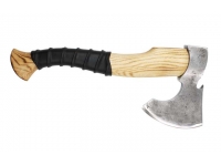 Топор Лесник 3 кован.ст. 9хС, рукоять из ценных пород дерева вид справа