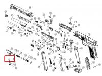 Кольцо O-Ring 80 ASG CZ P-09 Duty пулевой, blowback на схеме