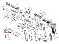 Кольцо O-Ring 73 ASG CZ P-09 Duty пулевой, blowback на схеме