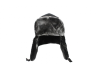 Шапка-ушанка черная 