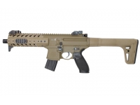 Пневматическая винтовка Sig Sauer MPX 4,5 мм (MPX-177-FDE) вид слева