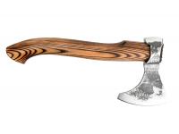 Топор Скинер кованая сталь У8, рукоять из ценных пород дерева - вид 2