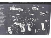 Коврик для чистки оружия Sig Sauer P226 (42,5x28 см, черно-белый) взрыв-схема