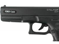 Пневматический пистолет Stalker S17 (аналог Glock17) металл, пластик, черный 4,5 мм вид №4