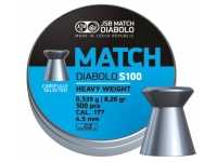 Пули пневматические JSB Blue Match Diabolo S100 4,5 мм 0,535 грамма  (500 шт.)