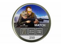 Пули пневматические Borner Match 4,5 мм 0,58 грамма (250 штук)