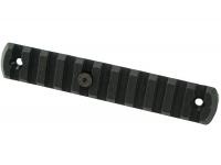 Планка Пикатинни DLG Tactical M-LOK на 11 шагов (черный) верх планки