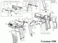 Планка прицельная Crosman 1088