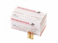 Патрон 11,43x23 (.45 ACP, 45 Auto) FMJ 230 Winchester (в пачке 100 штук, цена 1 патрона)