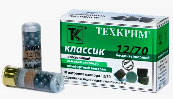 Патрон 12x70 № 00 Классик бесконтейнерный Техкрим 