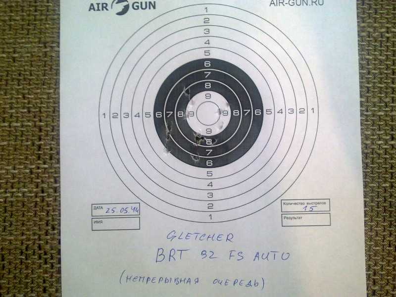 4)Оценка точности и кучности BRT 92 FS AUTO. Специально для ravil_killer 