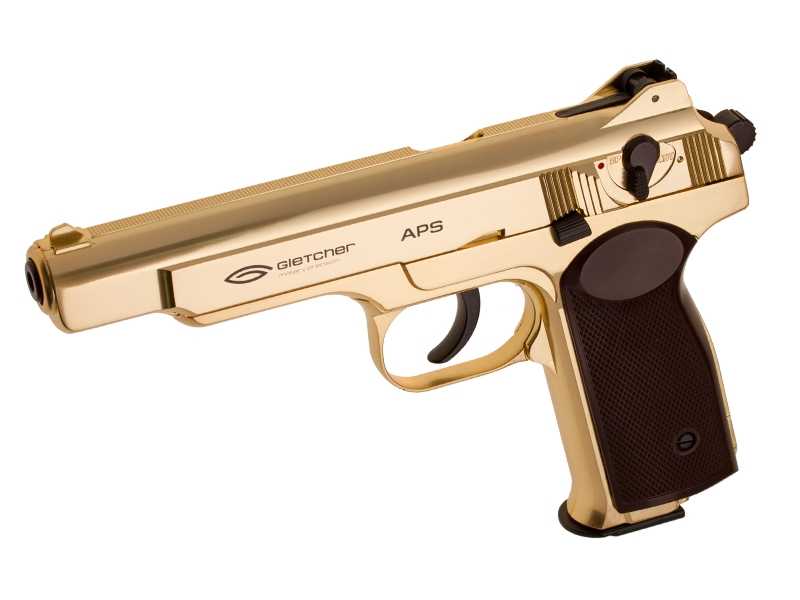 2)Пневматический пистолет APS Gold GLETCHER