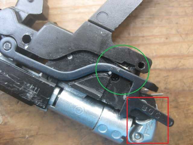 18)Неполная разборка BERSA BP9CC с системой BLOWBACK от ASG.