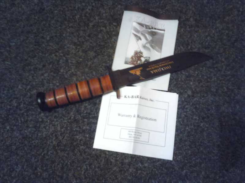 25)Ka-Bar Fighting Knife USMC - нож морпеха.