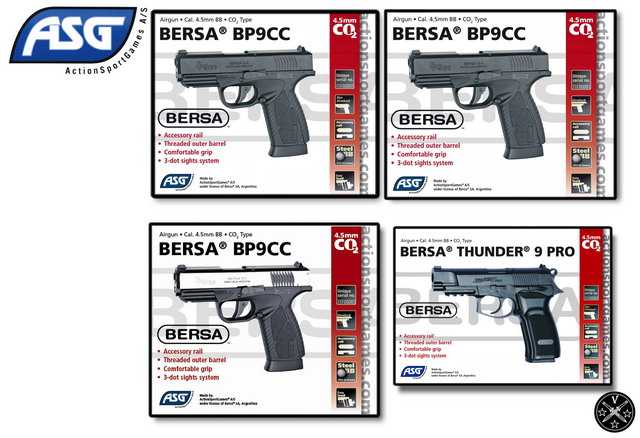 Пневматические пистолеты ASG Bersa