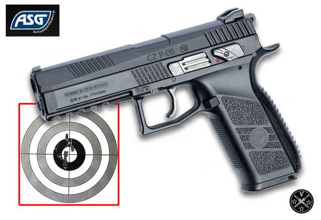 Пневматический пистолет ASG CZ P-09 Pellet